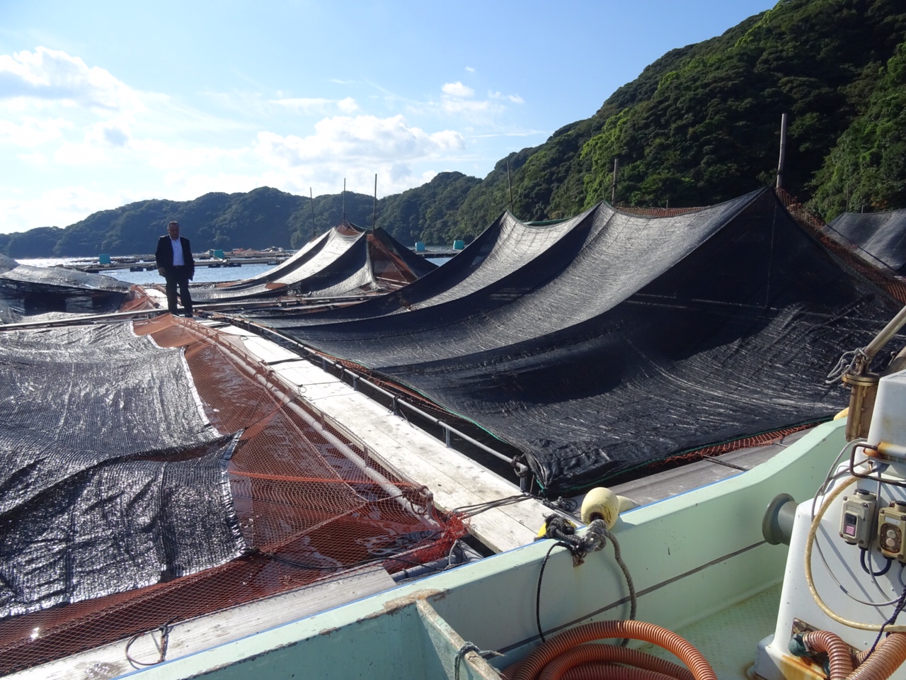 養殖場視察の画像2